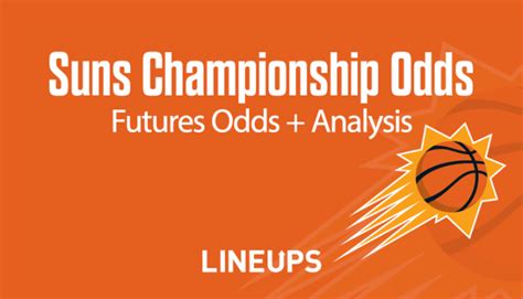 suns championship odds|Suns jump to second in NBA championship odds .